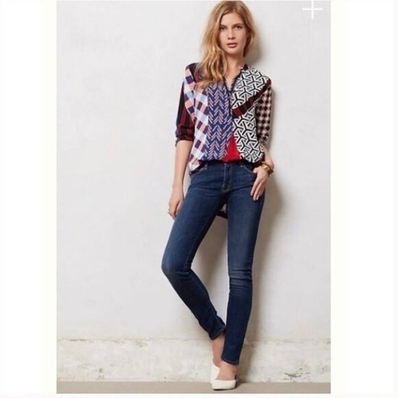 Mother High Waist Looker Jeans‎ Flowers from the Storm - Picture 1 of 11